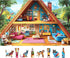 500 Piece Puzzles for Adults, Mountain Home with Animal Characters - Fairy