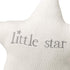 Set Lillian Rose White Star and Gray Moon Nursery Pillow