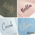 Kryvoxc Set 95% Personalized Baby Blanket with Name, Cotton Customized Swaddle Blanket and Beanie, Receiving Blanket
