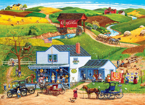 MasterPieces 1000 Piece Jigsaw Puzzle for Adults, Family, Or Youth - Mcgiveny's Country Store - 19.25"x26.75"
