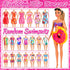 91 Pack Doll Clothes and Accessories - 5 Wedding Gowns, 5 Fashion Dresses, 20 Shoes for 11-12 Inch Dolls