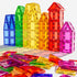 Magnetic Tiles Building Blocks for 3-8 Years Old Boys Girls, Colorful Magnet Stacking Toys Birthday Gift for Kids