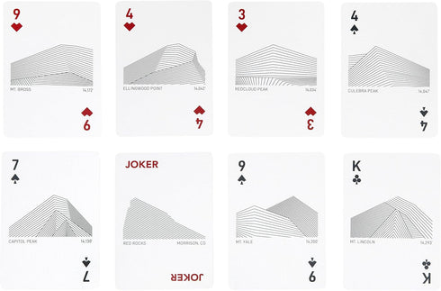 Stellar Factory Peak Mountain Playing Cards