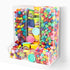 Acrylic Triple Divided Wall Toy Dispenser, Hanging Organizer for Children's Room - 3 Compartment Clear Storage Bin for