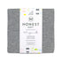 HonestBaby Unisex Baby Organic Cotton Changing Pad Cover and Toddler Sleepers, Gray Heather