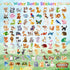 OHOME Water Bottle Stickers for Kids, Cute Animal Aesthetic Sticker Pack - 100 PCS Party Favors for Ages 4-12