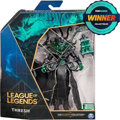 6-Inch Thresh Collectible Figure with Premium Details and 2 Accessories, The Champion Collection, Ages 12+