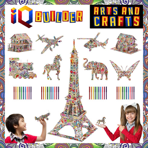IQ BUILDER | Fun Creative DIY Arts and Crafts KIT | Best