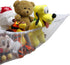 Simple Houseware 2 Pack Stuffed Animal Toy Hammock Net, Corner Wall Storage for Kids Room, White