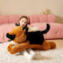 Giant German Shepherd Dog Stuffed Animal Plush Toy, 30" Large Cuddly Puppy for Kids Birthday Gifts