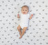 28x52x6 Inch (Pack 1) Amazing Baby Cotton Muslin Fitted Crib Sheet, Zebra, Soft Black
