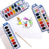 Pack 36 Sets 8 Color Swell Bulk Watercolors Paint with Wood Brushes - with Washable Colors Each - Perfect for Kids