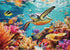 takfot 1000 Pieces Ocean Beach Sea Turtle Coral Puzzle with Letters on Back for Fun Game Nights