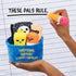 5 Emotional Support School Supplies Plush by Relatable - Cute Stuffed Animals and Squishy Toys, Fun Gift Ideas for All