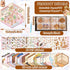 Generic 20 Sets 3D Box-Packed, Sticker Scene Craft Kit - with Tweezer & Reusable Miniature Cartoon House Stickers Fun