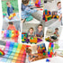 Soyee Magnetic Tiles with 2 Cars, Kids Gifts for 3 Year Old Boys, Educational Toys for Toddlers Age 3-5, Car Train