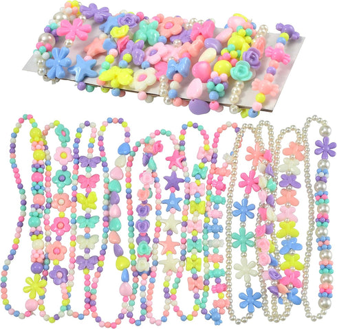 12 Pack Set JOYIN Prefilled Easter Eggs with Jewelry Toys, Different Designs of Necklaces and Bracelets Girls Jewelry