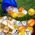 24 Pieces Jungle Animal Print Balloons for Jungle Safari Theme Party Decorations - Tiger Leopard Cow Zebra Balloons