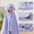 2 Pack 55" 27.5" Set 1-5, Hooded Towels for Toddlers - Thick x Baby Bath Towel for Girls and Boys - Super Absorbent