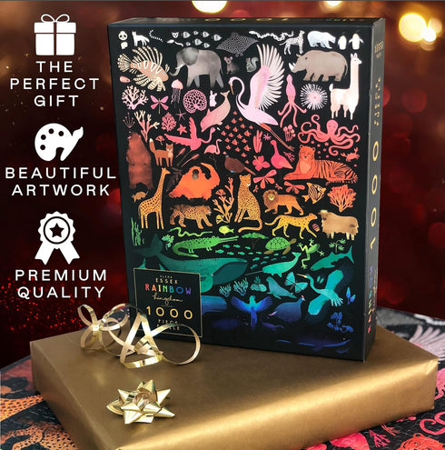 1000 1000 20 28 inches Elena Essex Puzzles for Adults - Rainbow Kingdom | Piece Puzzle | Jigsaw Puzzles Pieces | Pride