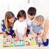 SpriteGru Alphabet Bingo Game - Uppercase/Lowercase/Number Bingo for Kindergarten & Preschool Kids