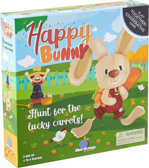 Blue Orange Happy Bunny Cooperative Kids Game, Ages 36 months to 96 months