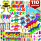 110PC Fidget Toys Bulk for Adult Kids Age 5-7, 8-12, Sensory Autism