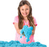 Kinetic Sand Sandbox Set, Kids Toy with 1lb All-Natural Blue and 3 Molds, Sensory Toys for Ages 3 and Up