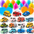 JOYIN 12 Pcs Prefilled Easter Eggs with Toys, Plastic Eggs with Cute