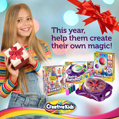 7+ 8 6+ Creative Kids Air Dry Clay Ferris Wheel Kit - Easy Modeling Clay Characters- Includes Clay Colors, Art Supplies