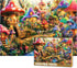 WANGMHCY 500 Pieces Jigsaw Puzzle for Adults Mushroom House Family Puzzle Game Funny