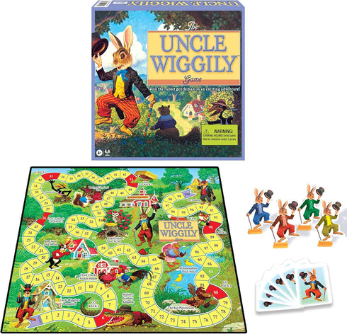 Winning Moves Uncle Wiggily Games USA - Classic Child's First Reading Game for 2 to 4 Players, Ages 4+