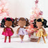 Gloveleya Baby Dolls Soft Snuggly Ballerina Doll - 14-Inch Plush Tanned Ballet Doll with Lace Mesh Dress