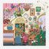 Galison Joy Laforme Flower Shop 500 Piece Unique House Shaped Puzzle with Springtime Artwork