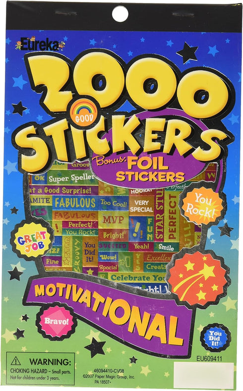 Eureka Motivational Sticker Book