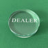 Yuanhe Transparent Poker Dealer Button - Crystal Casino Dealer for Poker Games