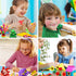 YITOHOP -1000+ 4+ Arts and Crafts Supplies for Kids pcs Art Craft kit in Carrying Travel Box for Toddlers Ages DIY