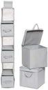 Delta Children Nursery Storage Set - 48 Piece Dove Grey for Easy Organization