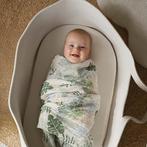4 Pack 31.5 43.3 Muslin Swaddle Blankets for Newborn, Cotton Baby Blankets Neutral, Large x Breathable Soft Receiving