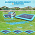 87'' Splash Pad for Dogs, Non-Slip Sprinkler for Kids, Square Splash Pad for Ages 4-8, Outdoor Water Toys