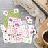 Spa Bingo Games, Slumber Party Bingo Cards for Adults, Sleepover Birthday Bingo Games, 24 Players Cards (D02)