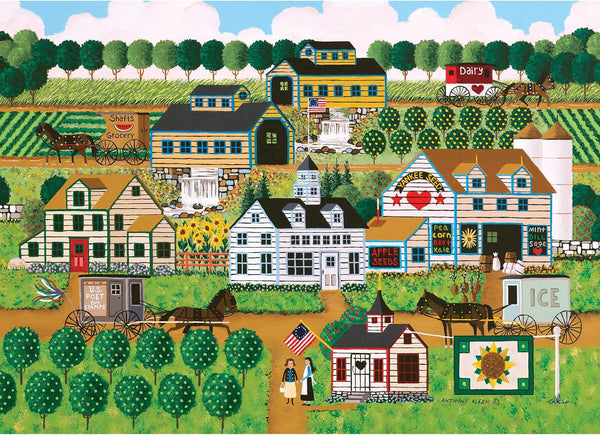RoseArt - Home Country - Yankee Seed Co. - 1000 Piece Jigsaw Puzzle for Adults