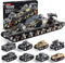 MISTBUY 1165-Piece WW2 Army Tank Toys Building Sets Compatible with Lego, Create A