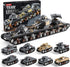 MISTBUY 1165-Piece WW2 Army Tank Toys Building Sets Compatible with Lego, Create A