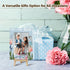 4x6 A04 Under the Sea Photo Frame, Me & My Brother Wooden Picture Frame with Easel, Photo Insert, Newborn Gifts