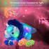 Hopearl LED Musical Stuffed Dinosaur Playset - Mommy Triceratops with 3 Babies, Adjustable Volume Lullaby, Gifts for