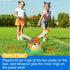 2-in-1 4-8 1-3, 3-5, w/4 Billeeit Musical Jump and Toss Ring Game Toy, Indoor and Outside Jump Toy for Kids Ages