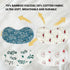 CHAKOOS 4 Pack 70% Viscose/30% Burp Cloths for Babies Bamboo Cotton Soft & Super Absorbent Baby Burp Cloths for Newborn
