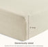 52" 28, 8 Inch Bioweaves Organic Cotton Muslin Crib Sheet, GOTS Certified Fitted Crib Mattress Sheet, Extra Soft