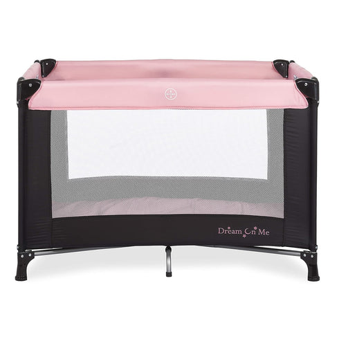 Dream On Me Nest Portable Baby Playard, Lightweight Foldable Travel Play & Nap Space with Carry Bag, Breathable Mesh